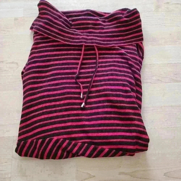 Zenergy by Chicos waffle knit cowl neck size 2 - Picture 1 of 8